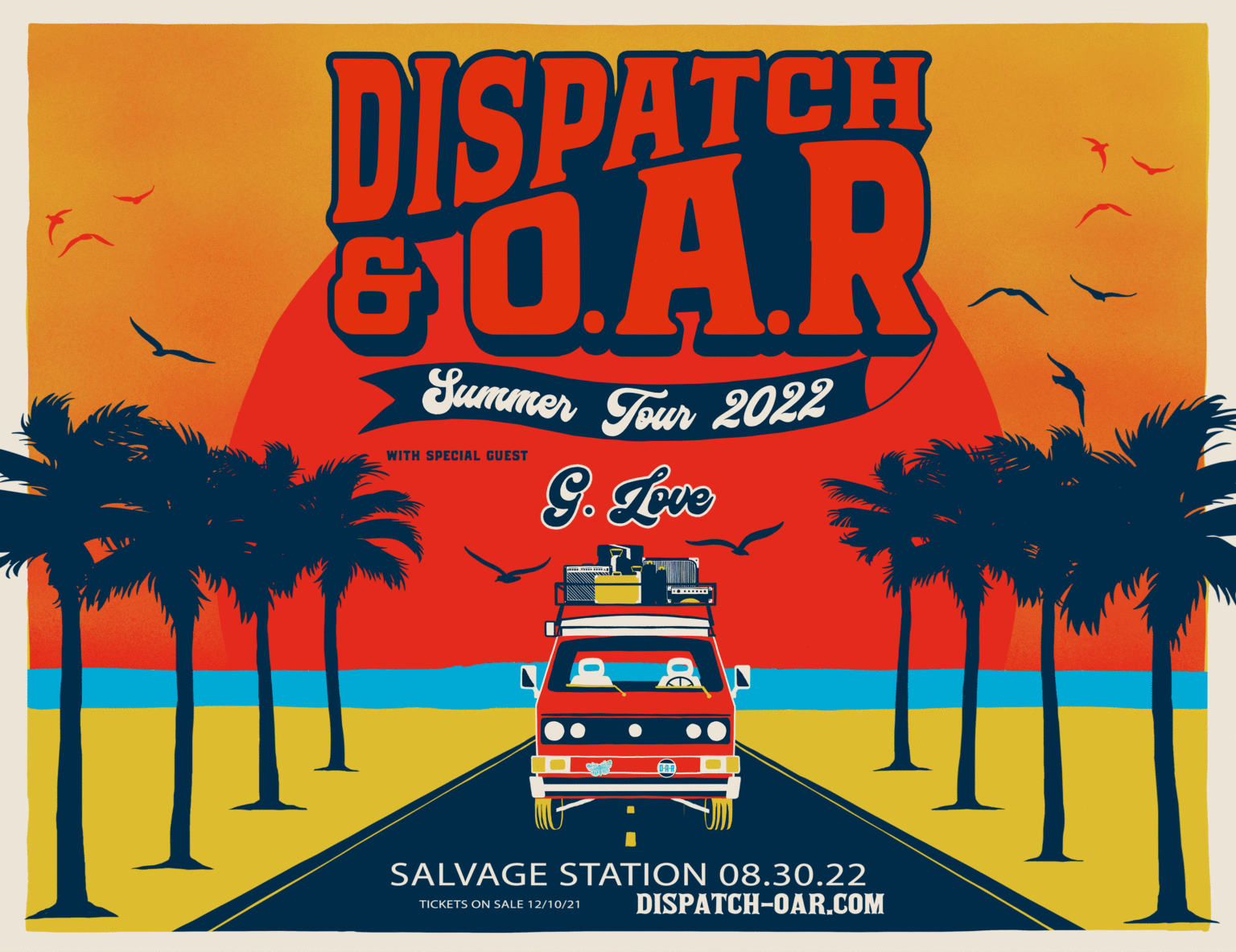 DISPATCH and O.A.R. Summer Tour 2022 Salvage Station