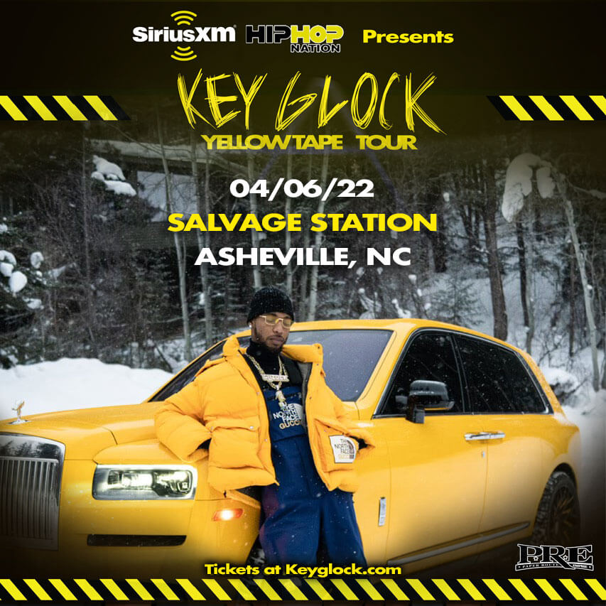 Sirius XM Hip Hop Nation Presents Key Glock Yellow Tape Tour