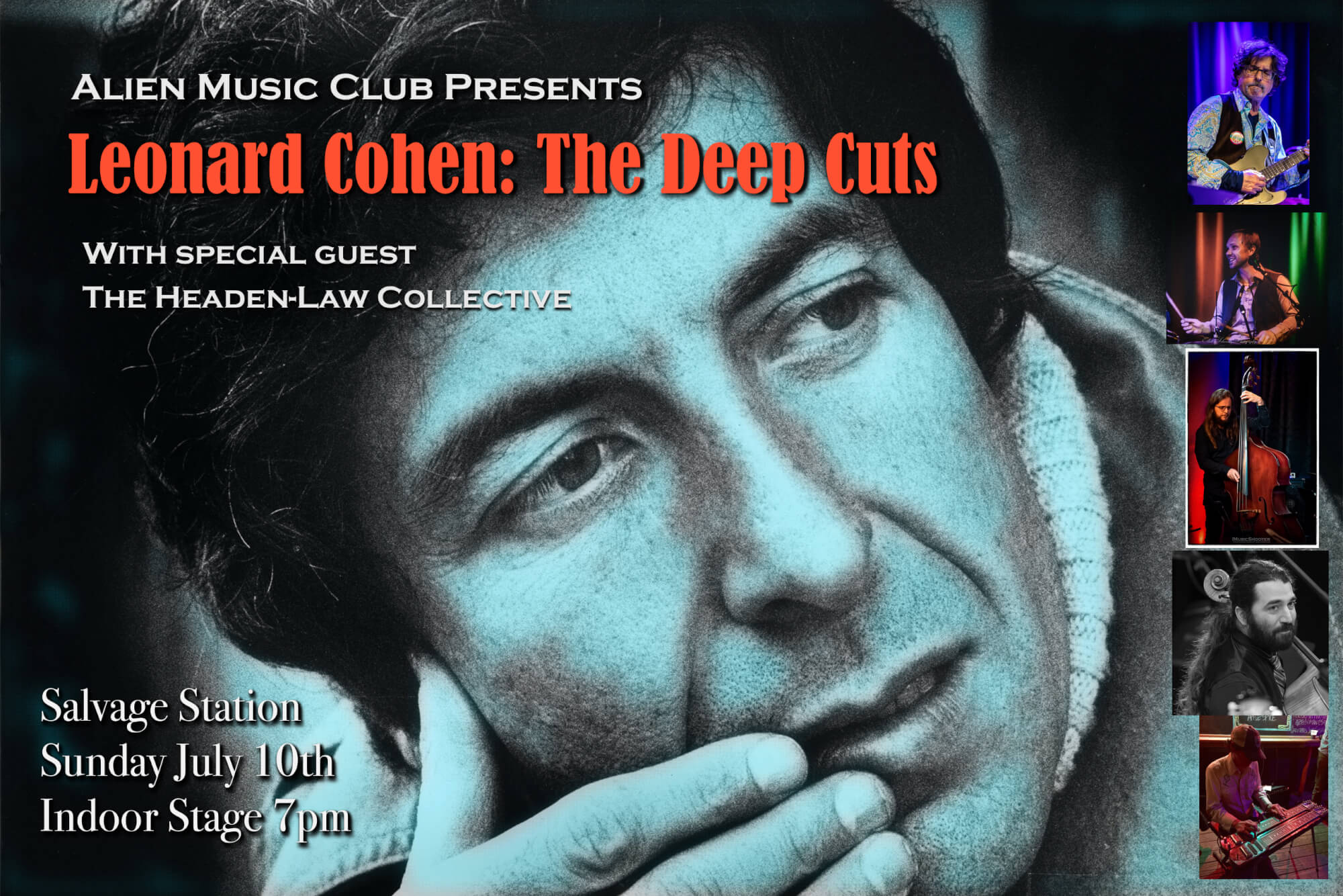 Alien Music Club Presents: “Leonard Cohen: The Deep Cuts”