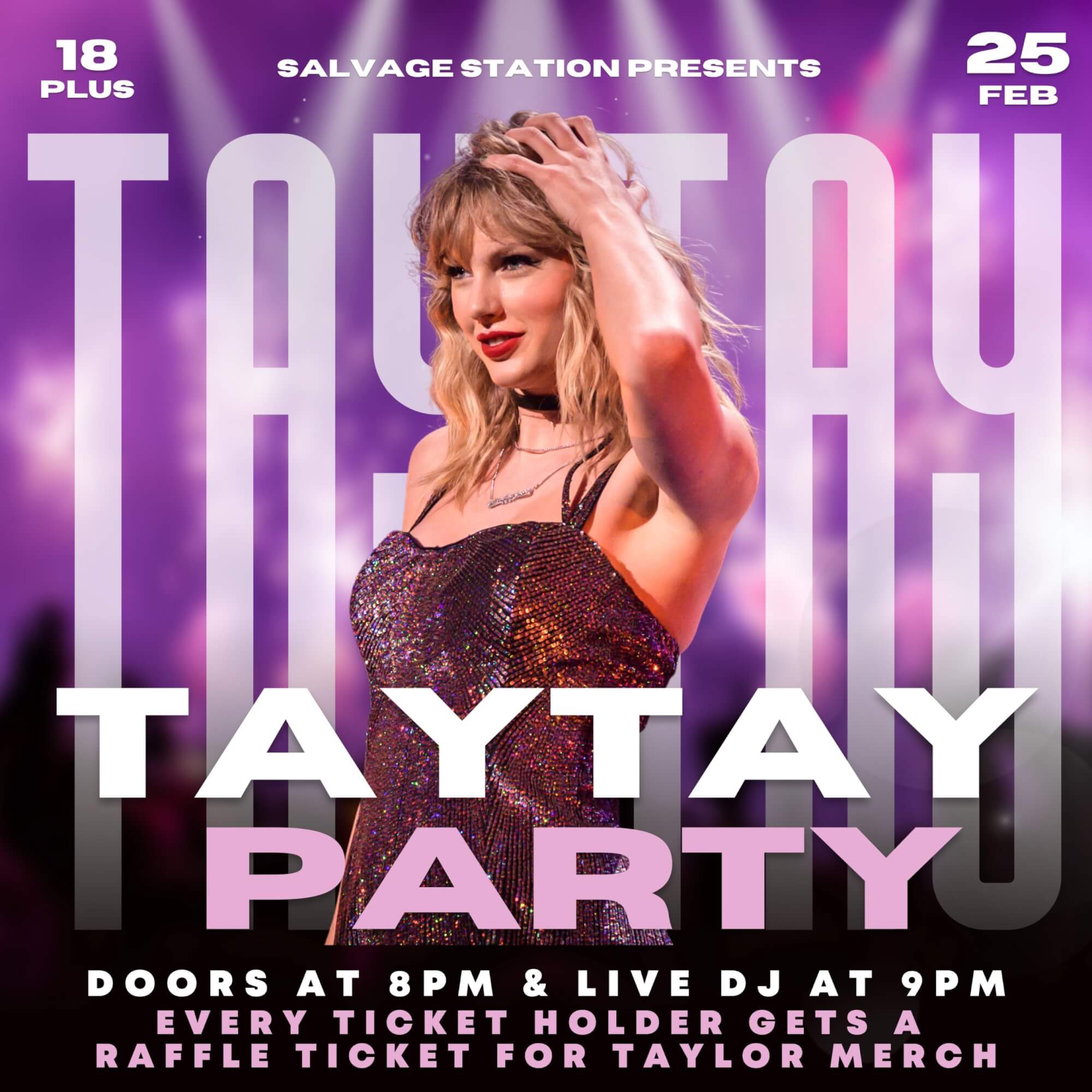 TayTay Party: The Ultimate Taylor Swift DJ Party