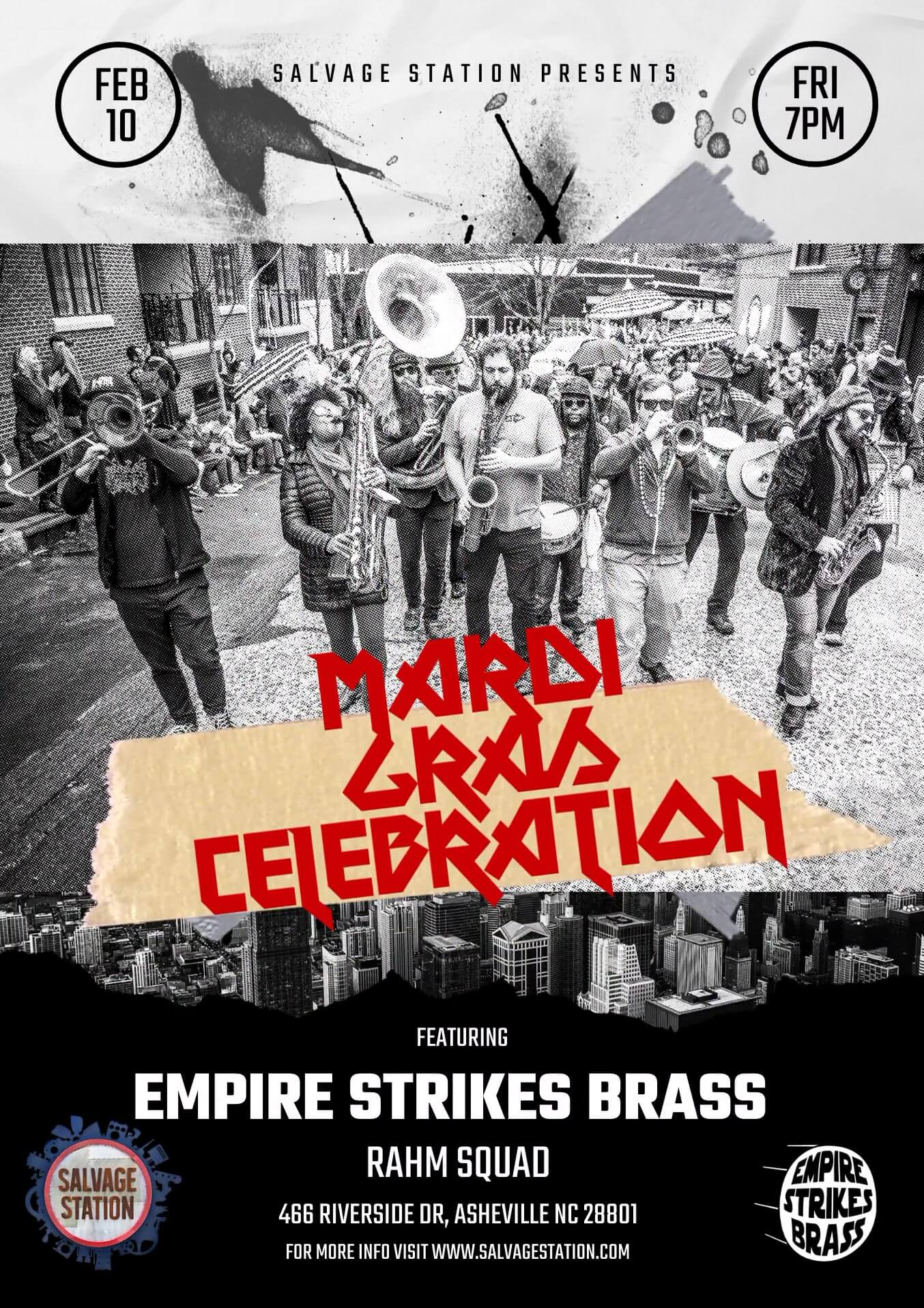Empire Strikes Brass: Mardi Gras Party!