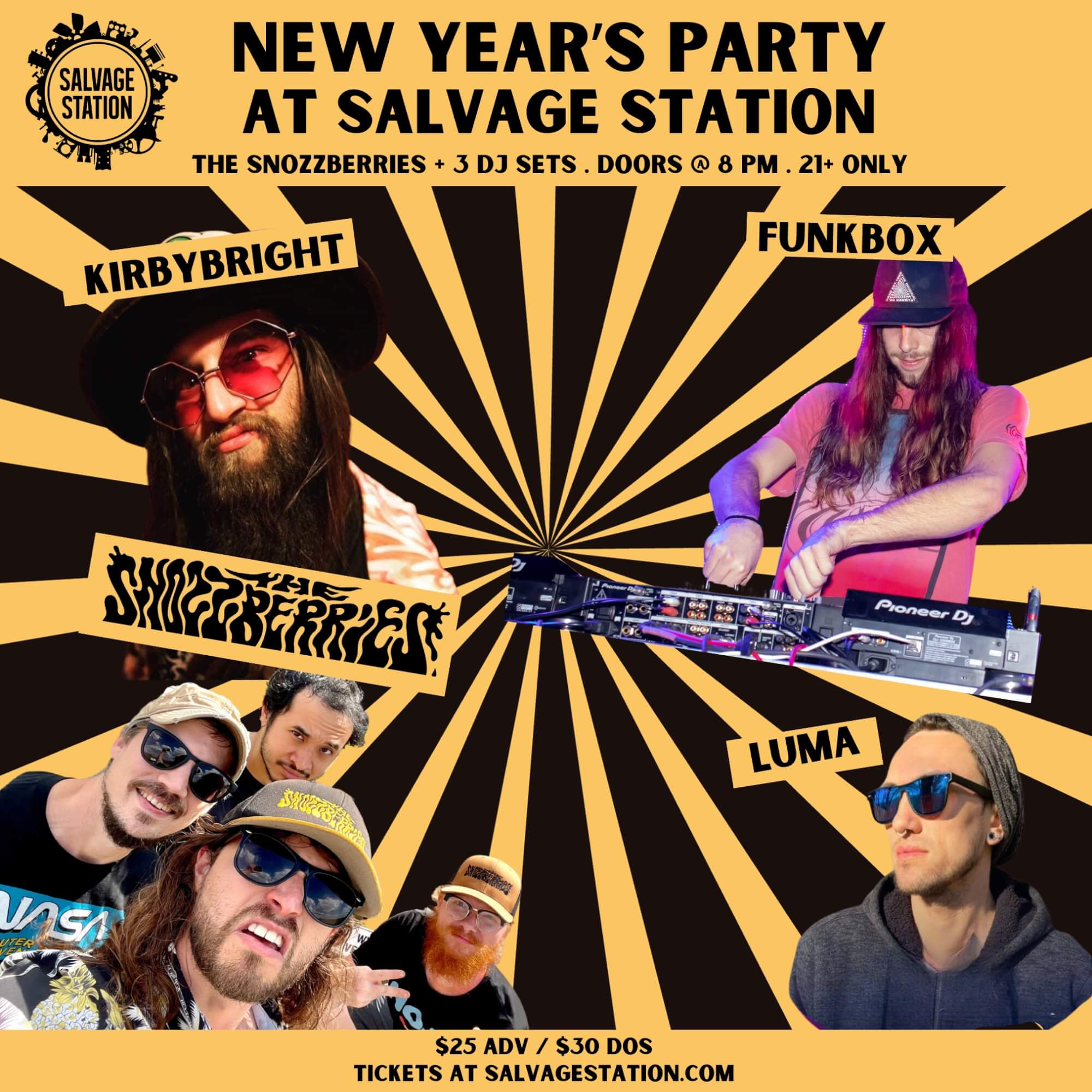 New Year’s Eve Party at Salvage Station!